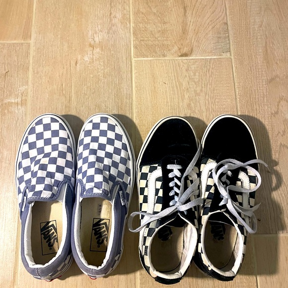 Vans Shoes - checkered vans bundle